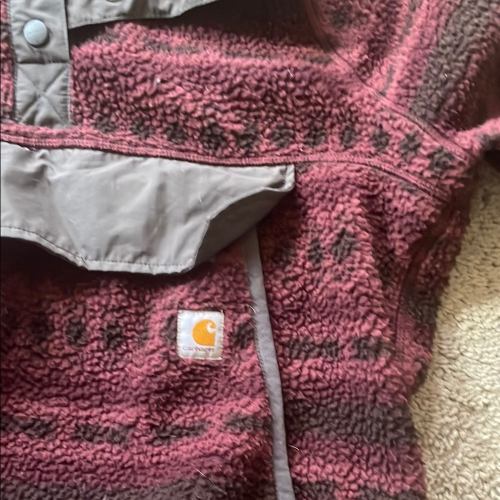 Carhartt Women’s Burgundy Sweater - Picture 3 of 6